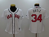 Women Boston Red Sox #34 David Ortiz White Mother's Day New Cool Base Jersey,baseball caps,new era cap wholesale,wholesale hats