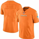 Customized Men's Nike Limited Miami Dolphins Orange Gold Color Rush Stitched Jersey,baseball caps,new era cap wholesale,wholesale hats