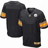 Customized Men's Nike Pittsburgh Steelers Black Gold Elite Stitched Jersey,baseball caps,new era cap wholesale,wholesale hats