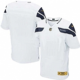 Customized Men's Nike Seattle Seahawks White Gold Elite Stitched Jersey,baseball caps,new era cap wholesale,wholesale hats