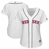 Customized Women Boston Red Sox White Mother's Day New Cool Base Stitched Jersey,baseball caps,new era cap wholesale,wholesale hats