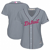 Customized Women Tigers Gray Mother's Day New Cool Base Stitched Jersey,baseball caps,new era cap wholesale,wholesale hats