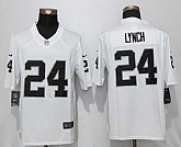 Nike Oakland Raiders #24 Marshawn Lynch White Limited Stitched Jersey,baseball caps,new era cap wholesale,wholesale hats