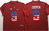Alabama Crimson Tide #9 Amari Cooper Red USA Flag College Stitched Jersey,baseball caps,new era cap wholesale,wholesale hats