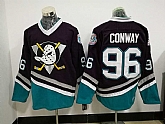 Anaheim Ducks #96 Conway Black Green CCM Throwback Stitched NHL Jersey,baseball caps,new era cap wholesale,wholesale hats
