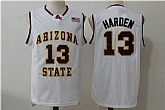 Arizona State Sun Devils #13 James Harden White College Basketball Stitched Jersey,baseball caps,new era cap wholesale,wholesale hats