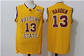 Arizona State Sun Devils #13 James Harden Yellow College Basketball Stitched Jersey,baseball caps,new era cap wholesale,wholesale hats