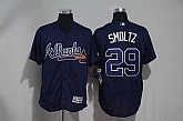 Atlanta Braves #29 John Smoltz Navy Blue Flexbase Collection Stitched MLB Jersey,baseball caps,new era cap wholesale,wholesale hats