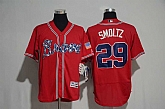 Atlanta Braves #29 John Smoltz Red Flexbase Collection Stitched MLB Jersey,baseball caps,new era cap wholesale,wholesale hats