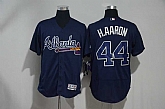 Atlanta Braves #44 Hank Aaron Navy Blue Flexbase Collection Stitched MLB Jersey,baseball caps,new era cap wholesale,wholesale hats