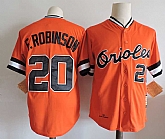 Baltimore Orioles #20 Frank Robinson Mitchell And Ness Orange Stitched Stitched Jersey,baseball caps,new era cap wholesale,wholesale hats