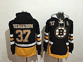 Boston Bruins #37 Patrice Bergeron Black All Stitched Hoodie Sweatshirt,baseball caps,new era cap wholesale,wholesale hats