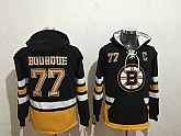 Boston Bruins #77 Ray Bourque Black All Stitched Hoodie Sweatshirt,baseball caps,new era cap wholesale,wholesale hats