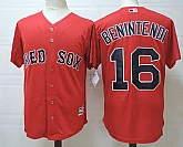 Boston Red Sox #16 Benintendi Red New Cool Base Stitched Jersey,baseball caps,new era cap wholesale,wholesale hats