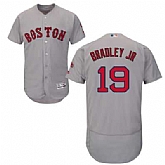 Boston Red Sox #19 Jackie Bradley Jr. Gray Flexbase Collection Stitched MLB Jersey,baseball caps,new era cap wholesale,wholesale hats