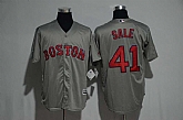 Boston Red Sox #41 Sale Gray New Cool Base Stitched Jersey,baseball caps,new era cap wholesale,wholesale hats