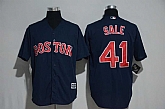 Boston Red Sox #41 Sale Navy Blue New Cool Base Stitched Jersey,baseball caps,new era cap wholesale,wholesale hats