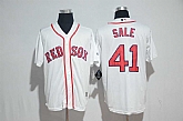 Boston Red Sox #41 Sale White New Cool Base Stitched Jersey,baseball caps,new era cap wholesale,wholesale hats