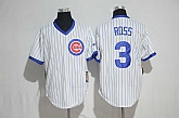 Chicago Cubs #3 David Ross White Cooperstown New Cool Base Stitched Jersey,baseball caps,new era cap wholesale,wholesale hats