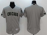 Chicago Cubs Blank Gray 2017 Memorial Day Flexbase Player Jersey,baseball caps,new era cap wholesale,wholesale hats