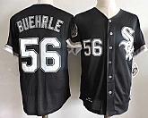 Chicago White Sox #56 Mark Buehrle Black Mitchell And Ness Throwback Stitched Jersey,baseball caps,new era cap wholesale,wholesale hats