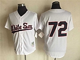 Chicago White Sox #72 Carlton Fisk White Mitchell And Ness Throwback Pullover Stitched Jersey,baseball caps,new era cap wholesale,wholesale hats