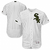 Chicago White Sox Blank White 2017 Memorial Day Flexbase Player Jersey JiaSu,baseball caps,new era cap wholesale,wholesale hats