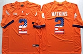 Clemson Tigers #2 Sammy Watkins Orange USA Flag College Stitched Jersey,baseball caps,new era cap wholesale,wholesale hats