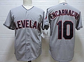 Cleveland Indians #10 Edwin Encarnacion Gray New Cool Base Stitched Jersey,baseball caps,new era cap wholesale,wholesale hats