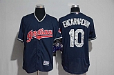 Cleveland Indians #10 Edwin Encarnacion Navy Blue 2017 Spring Training Flexbase Stitched Jersey,baseball caps,new era cap wholesale,wholesale hats