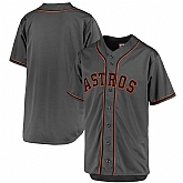 Customized Men's Houston Astros Gray 2017 New Cool Base Stitched MLB Jersey,baseball caps,new era cap wholesale,wholesale hats