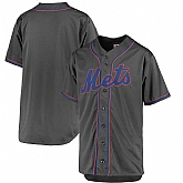 Customized Men's New York Mets Gray 2017 New Cool Base Stitched MLB Jersey,baseball caps,new era cap wholesale,wholesale hats