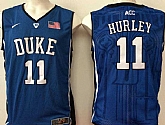 Duke Blue Devils #11 Hurley Blue College Basketball Jersey,baseball caps,new era cap wholesale,wholesale hats