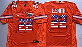 Florida Gators #22 Emmitt Smith Orange USA Flag College Stitched Jersey,baseball caps,new era cap wholesale,wholesale hats