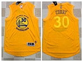 Golden State Warriors #30 Stephen Curry NBA Champions Yellow Swingman Stitched Jersey,baseball caps,new era cap wholesale,wholesale hats