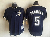 Houston Astros #5 Jeff Bagwell Navy Blue Mitchell And Ness Throwback Pullover Stitched Jersey,baseball caps,new era cap wholesale,wholesale hats