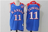 Kansas Jayhawks #11 Josh Jackson Blue College Basketball Stitched Jersey,baseball caps,new era cap wholesale,wholesale hats