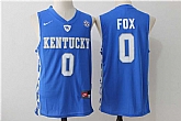 Kentucky Wildcats #0 Fox Blue College Basketball Stitched Jersey,baseball caps,new era cap wholesale,wholesale hats