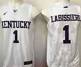 Kentucky Wildcats #1 Skal Labissiere White College Basketball Jersey,baseball caps,new era cap wholesale,wholesale hats