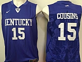 Kentucky Wildcats #15 DeMarcus Cousins Purple College Basketball Jersey,baseball caps,new era cap wholesale,wholesale hats