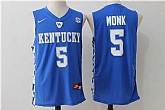 Kentucky Wildcats #5 Malik Monk Blue College Basketball Stitched Jersey,baseball caps,new era cap wholesale,wholesale hats