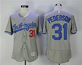 Los Angeles Dodgers #31 Joc Pederson Gray Flexbase Collection Stitched MLB Jersey,baseball caps,new era cap wholesale,wholesale hats