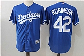 Los Angeles Dodgers #42 Jackie Robinson Blue New Cool Base Stitched Jersey,baseball caps,new era cap wholesale,wholesale hats