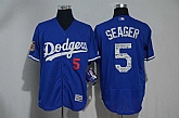 Los Angeles Dodgers #5 Corey Seager Blue 2017 Spring Training Flexbase Collection Stitched Jersey,baseball caps,new era cap wholesale,wholesale hats