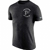 Men's Atlanta Falcons Nike Black Helmet Tri Blend T-Shirt FengYun,baseball caps,new era cap wholesale,wholesale hats