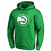 Men's Atlanta Hawks Fanatics Branded Kelly Green St. Patrick's Day White Logo Pullover Hoodie FengYun,baseball caps,new era cap wholesale,wholesale hats