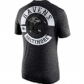Men's Baltimore Ravens Nike Black Helmet Tri Blend T-Shirt2 FengYun,baseball caps,new era cap wholesale,wholesale hats