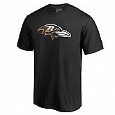 Men's Baltimore Ravens Pro Line by Fanatics Branded Black Big & Tall Gradient Logo T-Shirt FengYun,baseball caps,new era cap wholesale,wholesale hats
