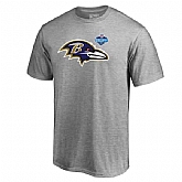Men's Baltimore Ravens Pro Line by Fanatics Branded Heather Gray 2017 NFL Draft Athletic Heather T-Shirt FengYun,baseball caps,new era cap wholesale,wholesale hats