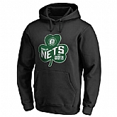 Men's Brooklyn Nets Fanatics Branded Black Big & Tall St. Patrick's Day Paddy's Pride Pullover Hoodie FengYun,baseball caps,new era cap wholesale,wholesale hats